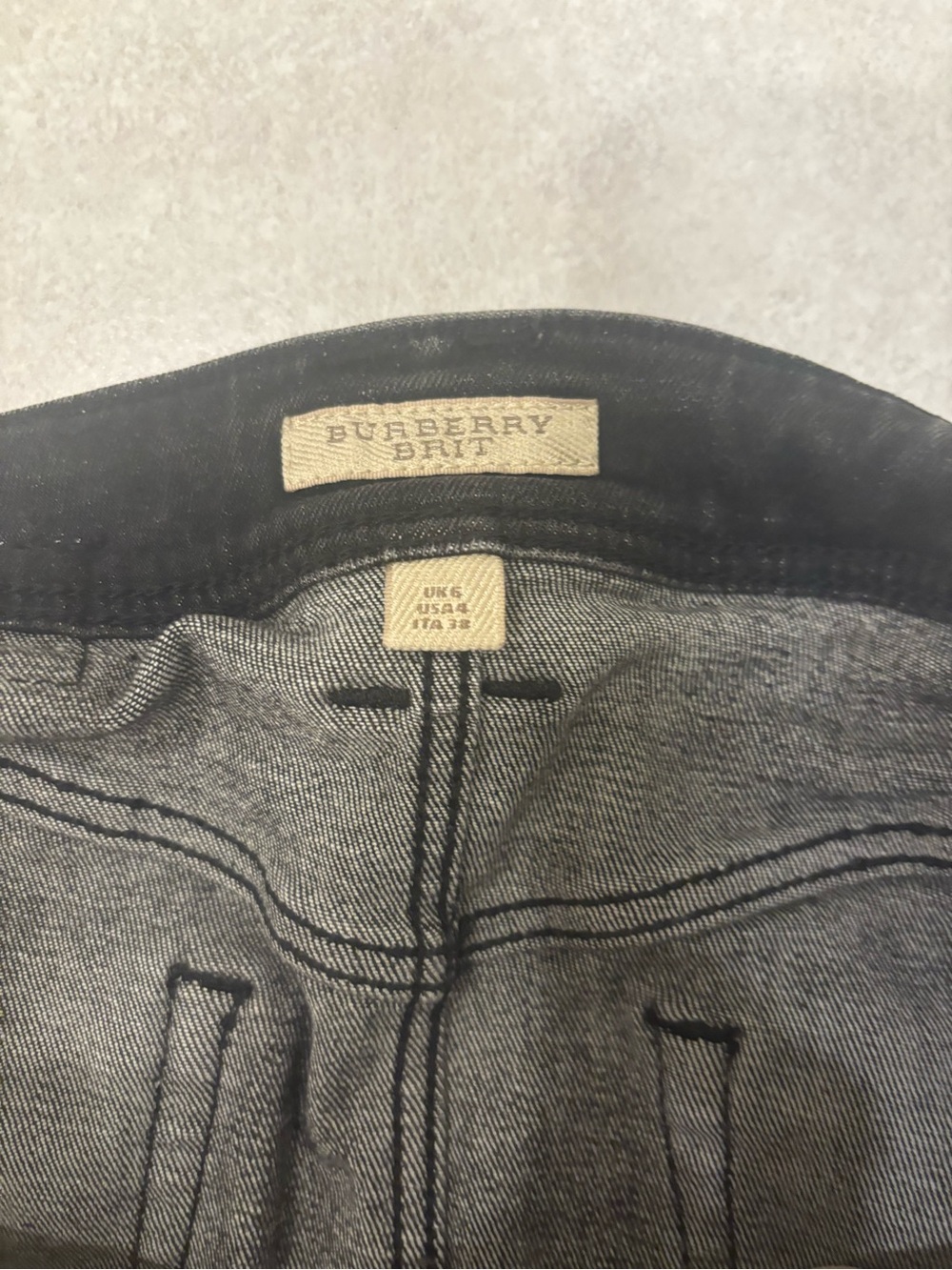 Burberry Brit Men's Dark Gray Jeans